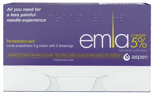Emla cream 5g and 2 - emla,