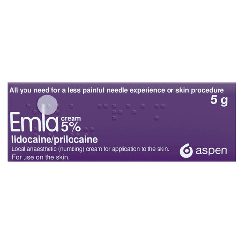 Emla cream numbing - -,