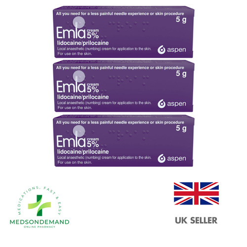 Emla cream x 3 tubes - emla, 5%