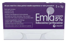 EMLA 5% Cream - 5 x 5g