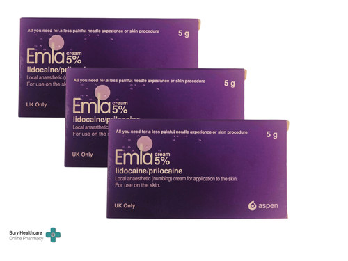 Emla numbing cream 5g - 3, x