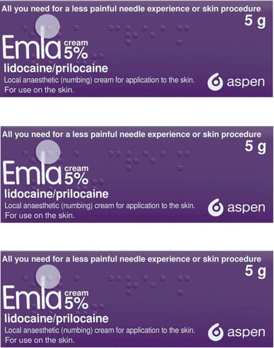 Emla cream numbing - emla,