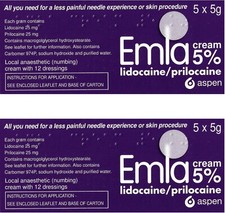 2 x EMLA 5% Cream (5 x 5g plus
