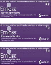 3 x EMLA 5% Cream (5g)  **only