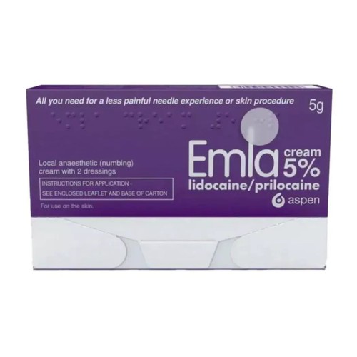 Emla cream dressings - emla, 2