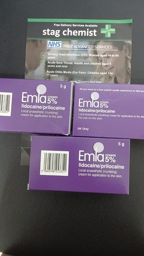 Emla cream packs - x,