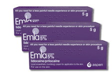 EMLA 5% Cream - 3 x 5g